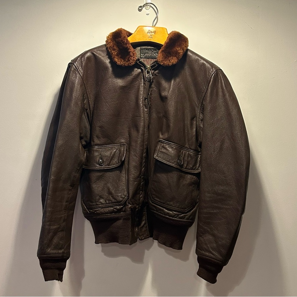 Navy G-1 Flight Jacket Size 44